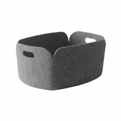 Förvaringsbox Restore Filt Grå