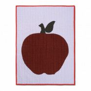 ferm LIVING Apple filt 80x110 cm Lila-röd