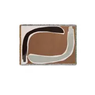 ferm LIVING - Pose Tapestry Blanket Coffee