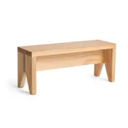 HAY - Manolito pall, naturligt furu, 60 x 20 x 25 cm