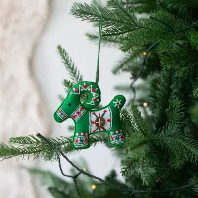 Julhänge Julbock Grön