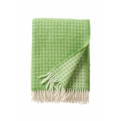 Pläd Loop 130x200cm Ärtgrön
