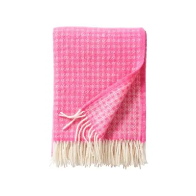 Pläd Loop 130x200cm Knallrosa