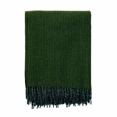 Klippan Pläd Shimmer Buteljgrön