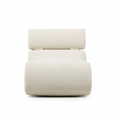 KAVE HOME Club Fåtölj - Vitt Lammskinn