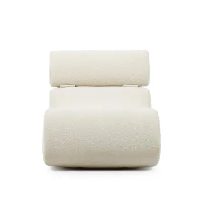 KAVE HOME Club Fåtölj - Vitt Lammskinn