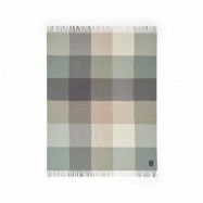 Lexington Checked Recycled Wool pläd 130x170 cm Beige-green-white