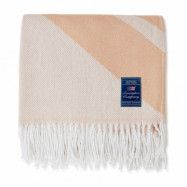 Lexington Icons Recycled Logo pläd 130x170 cm Beige-white