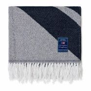 Lexington Icons Recycled Logo pläd 130x170 cm Blue-white