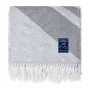 Lexington Icons Recycled Logo pläd 130x170 cm Gray-white