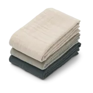 Liewood Lewis muslin filt 3 delar 65x65 cm Dove blue mix