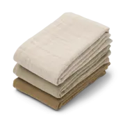 Liewood Lewis muslin filt 3 delar 65x65 cm Sandy mix