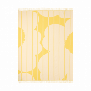 Marimekko Vesi Unikko ullpläd 140x180 cm Spring yellow-ecru