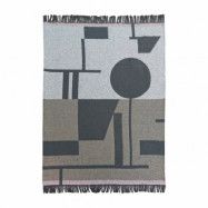Mette Ditmer Bauhaus pläd 127x170 cm Latte
