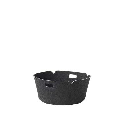 Muuto - Restore Round Korg Black Melange