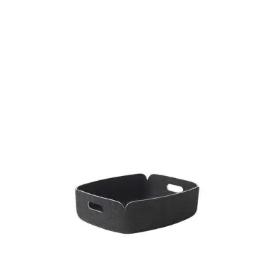 Muuto - Restore Bricka 40x31 Black Melange