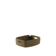 Muuto - Restore Bricka 40x31 Brown Green