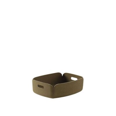 Muuto - Restore Bricka 40x31 Brown Green