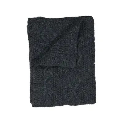 Ullpläd Diamond 100x180cm Grå
