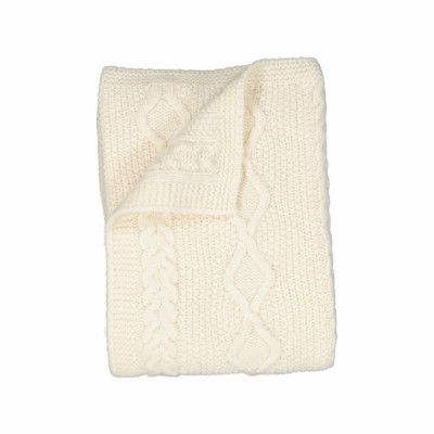 Ullpläd Diamond 100x180cm Natur