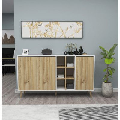 NORDVÄRK Style konsol, filt vit