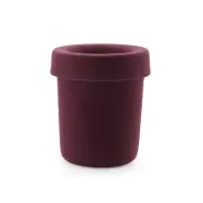 Normann Copenhagen - Papperskorg Hide, mörkröd, höjd 36 cm –