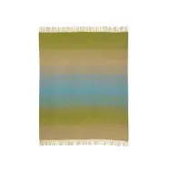 Pläd Aurora 130x200cm Grönblå
