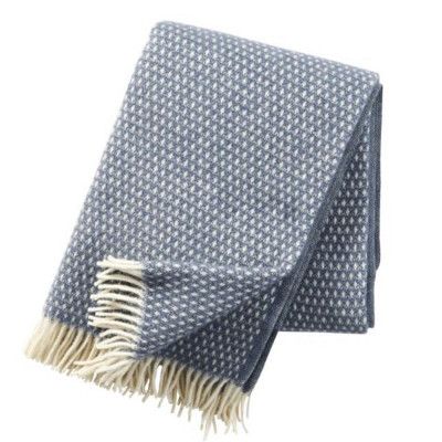 Klippan Pläd Knut smokey blue