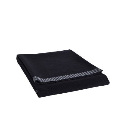 Pläd Markslöjd FRÖJA 130x180 cm Svart