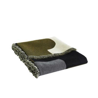 Pläd Markslöjd LIA 130x170 cm Grön Jaquard