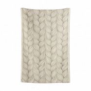 Røros Tweed Naturpledd filt 135x200 cm Flette