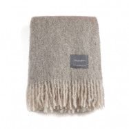 Stackelbergs Mohair pläd light taupe&brindle melange