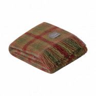 Stackelbergs Mohair pläd Moss&Fired Earth Check