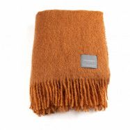 Stackelbergs Mohair pläd rusty&terracotta
