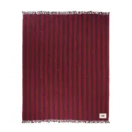 Tom Dixon Band pläd 160x200 cm Burgundy&Black
