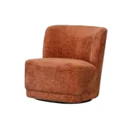 TRÄ EXKLUSIVT Atty snurrstol - blossom velvet polyester
