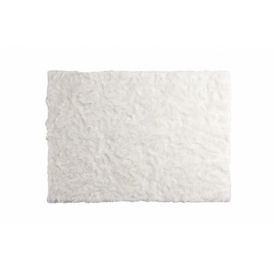 VENTURE DESIGN Katy Filt Katy Polyester Fuskpäls - 230*160- -Rektangulär-Vit