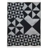 Verpan - Mirror Pläd 130x198 Black