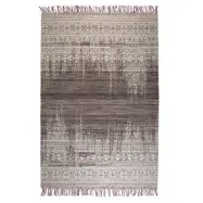WHITE LABEL LIVING Liv matta, rektangulär - lila ull (170x240)