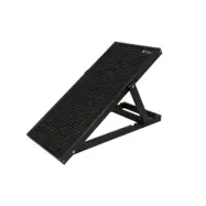 ANIMOD Skepparramp f&ouml;r hundar, justerbar i 4 h&ouml;jder - svart furu