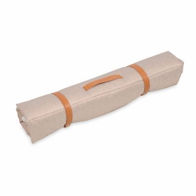 ANIMOOD Luna rullmatta för husdjur, rektangulär - beige tyg (100x60)