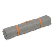 ANIMOOD Luna rullmatta för husdjur, rektangulär - grått tyg (100x60)