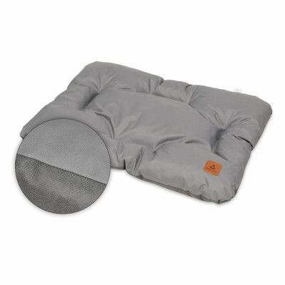 ANIMOOD Mort hundsäng, rektangulär - grå wigofil (73x53)