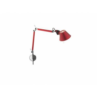 Artemide - Tolomeo Micro Parete Vägglampa Röd