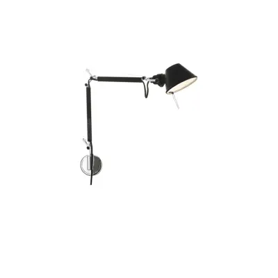 Artemide - Tolomeo Micro Parete Vägglampa Svart