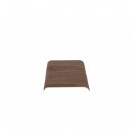 AYTM - Curva Trä Bricka till Hylla L33xW32,4xH3,6 Walnut