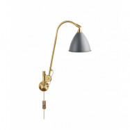 Bestlite BL6 Vägglampa Ø16 Mässing/Grå - GUBI