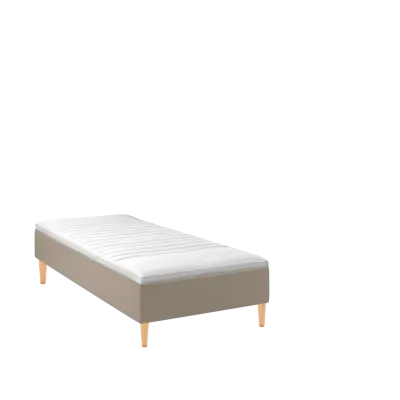 BOBOhome Tidur boxmadrass inkl.övermadrass (90x200), heltäckande - sandfärgad Extra fast (över 100 kg)