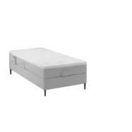 BOBOhome Tidur+ elevationsbox, 90x200, ljusgrå Medium (under 80 kg)