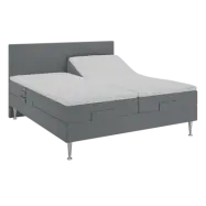 BOBOhome Tidur+ elevationsbox, heltäckande, 180x200, antracit Fast (80-100 kg) Ekstra fast